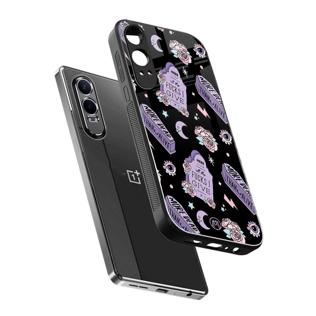 ghostly presence back phone cover | glass case for oneplus nord ce 4 lite