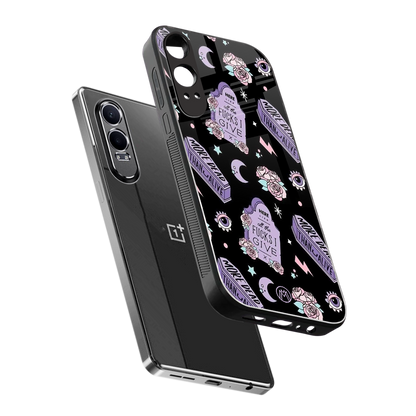 ghostly presence back phone cover | glass case for oneplus nord ce 4 lite