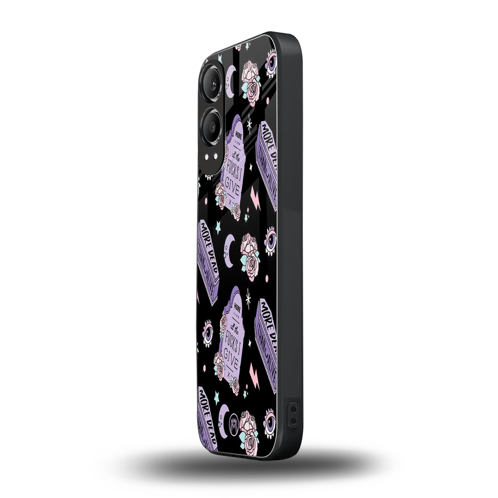 ghostly presence back phone cover | glass case for oneplus nord ce 4 lite