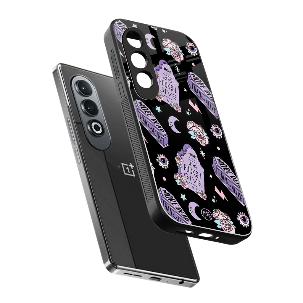 ghostly presence back phone cover | glass case for oneplus nord ce 4