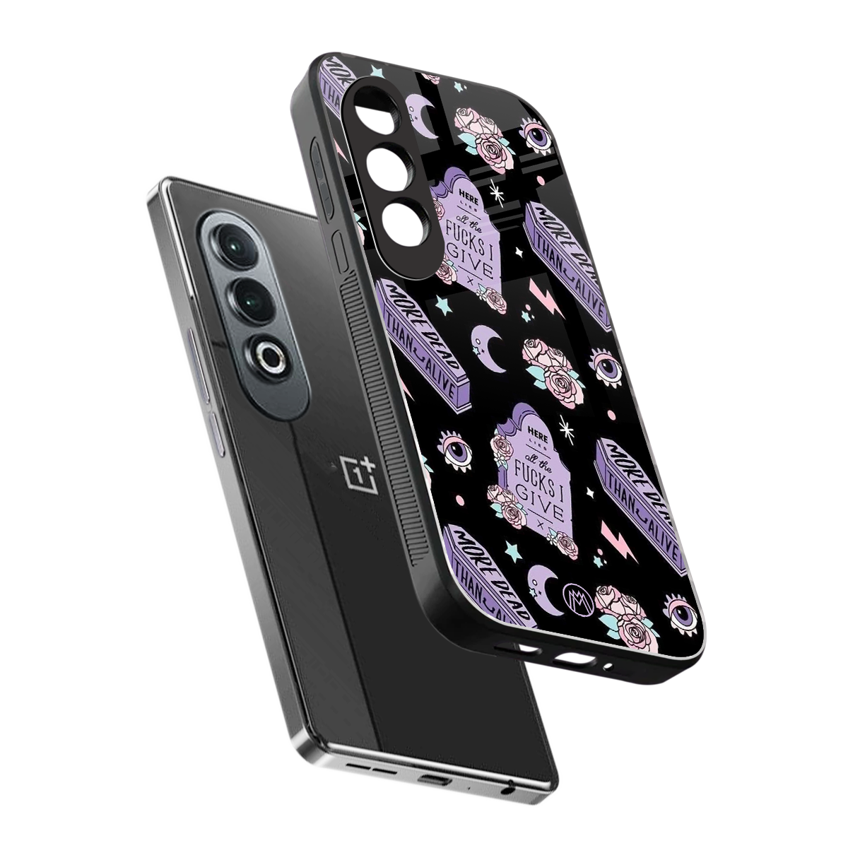 ghostly presence back phone cover | glass case for oneplus nord ce 4