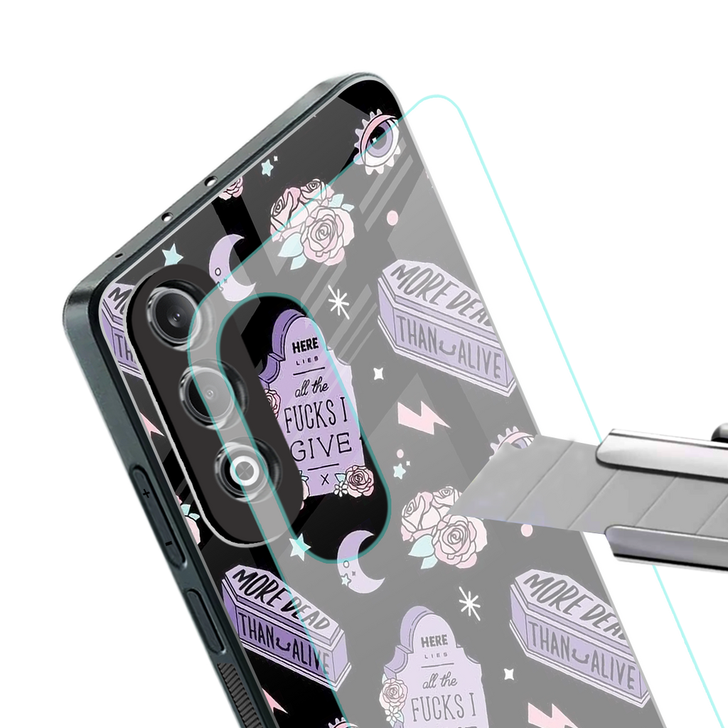 ghostly presence back phone cover | glass case for oneplus nord ce 4