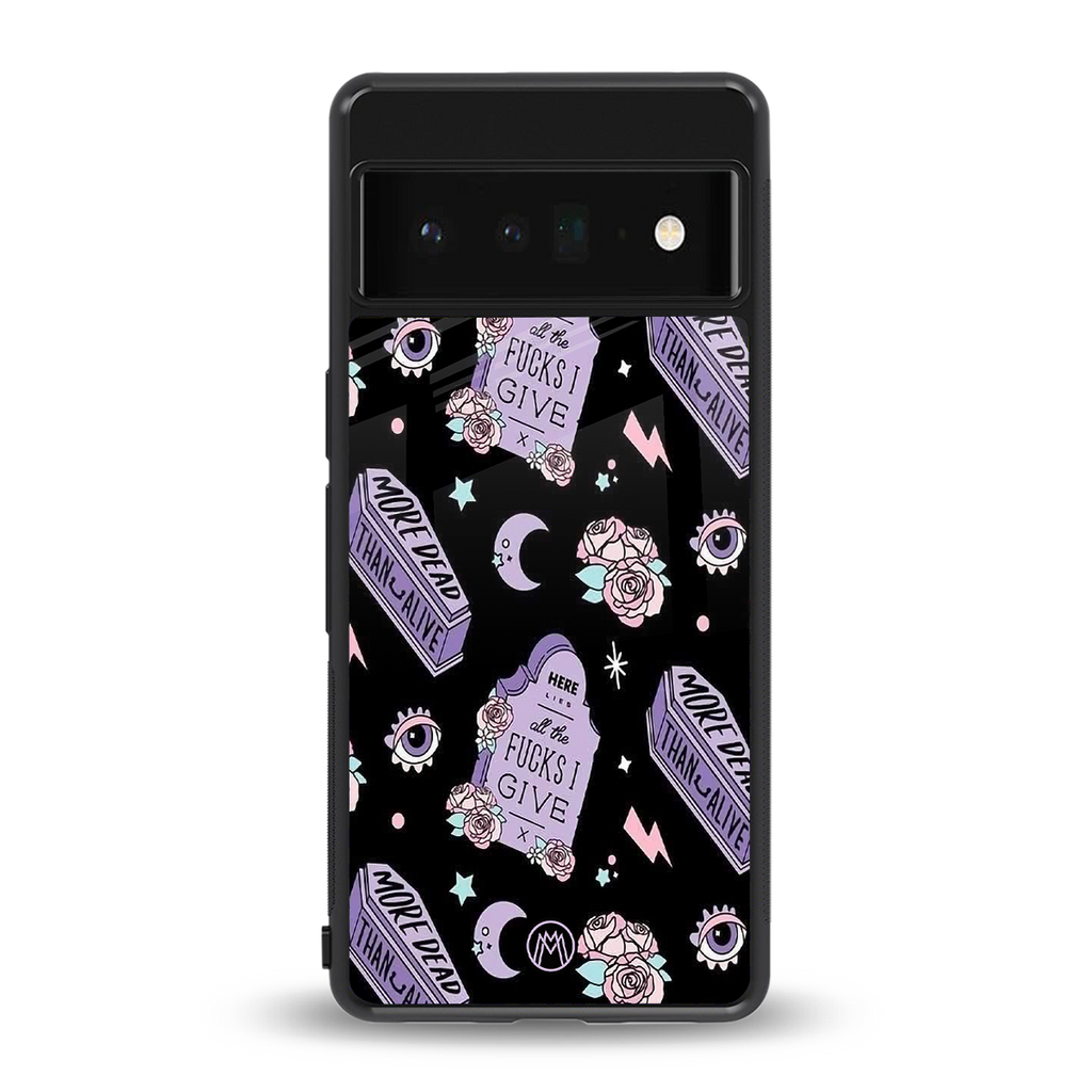 ghostly presence back phone cover | glass case for google pixel 6 pro