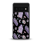 ghostly presence back phone cover | glass case for google pixel 6 pro