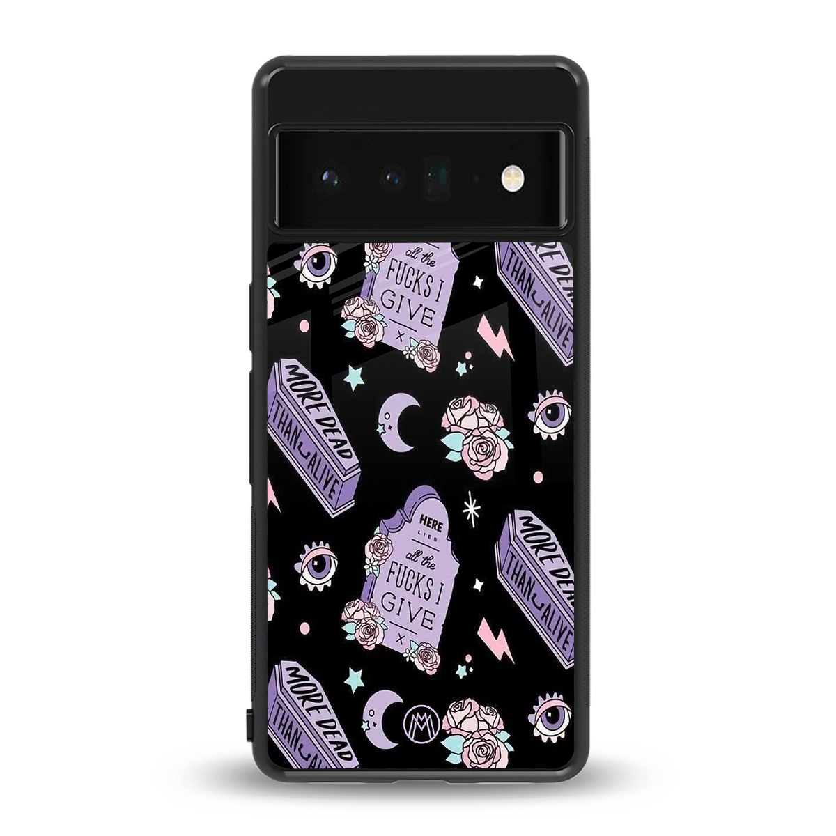 ghostly presence back phone cover | glass case for google pixel 6 pro