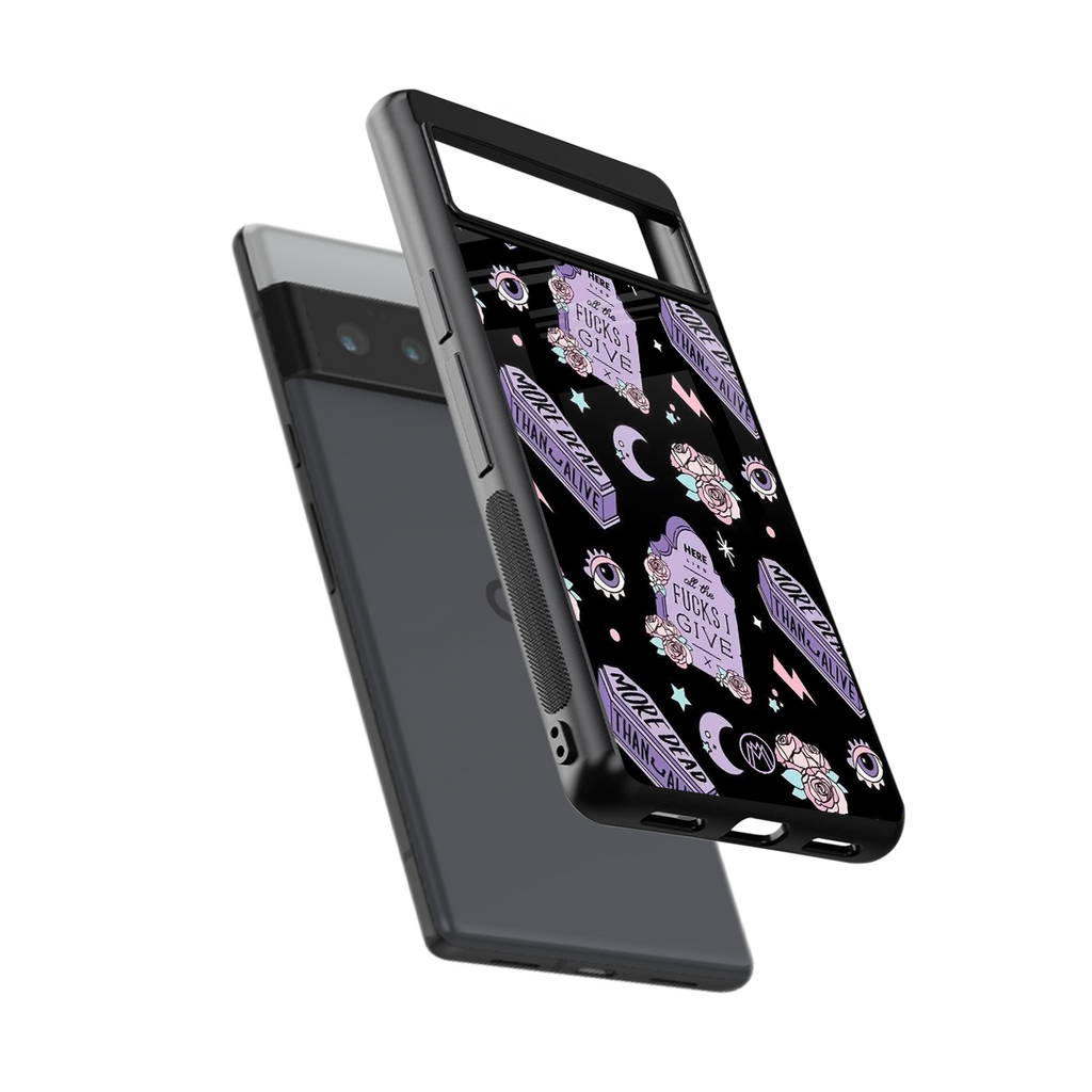 ghostly presence back phone cover | glass case for google pixel 6 pro