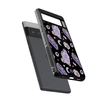 ghostly presence back phone cover | glass case for google pixel 6 pro