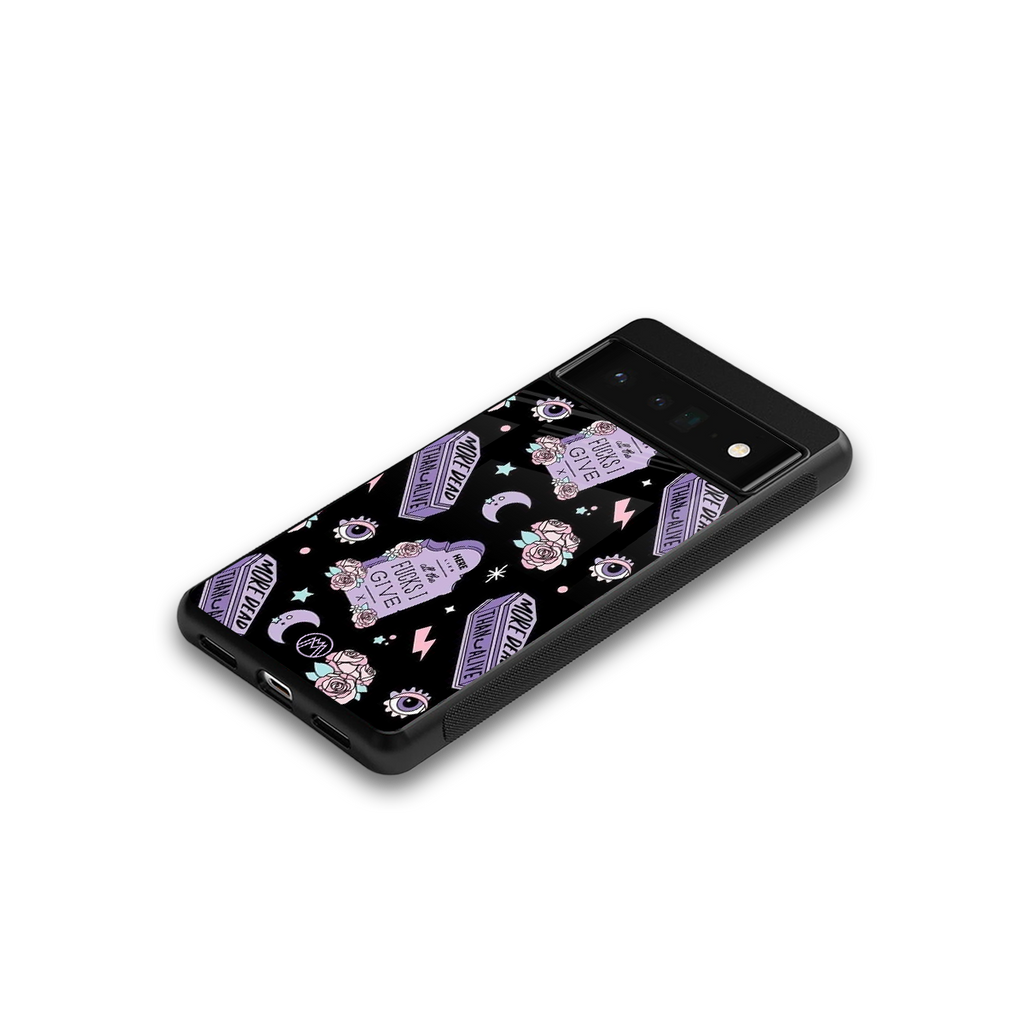 ghostly presence back phone cover | glass case for google pixel 6 pro