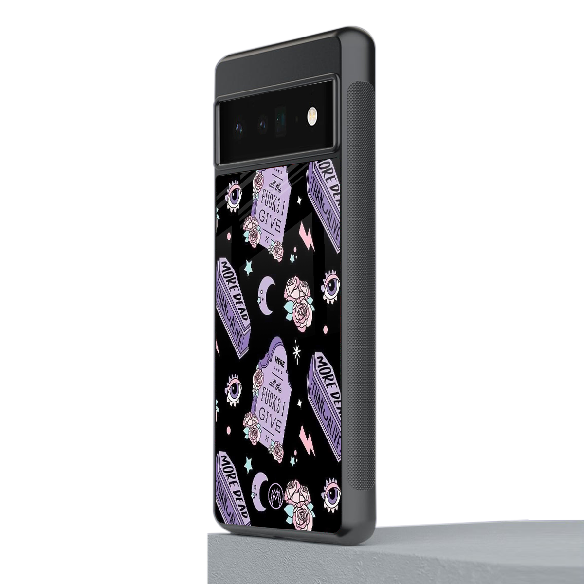 ghostly presence back phone cover | glass case for google pixel 6 pro