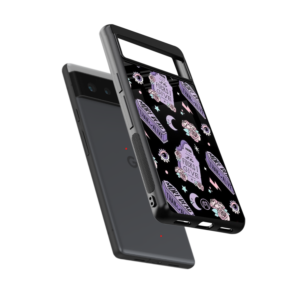 ghostly presence back phone cover | glass case for google pixel 6