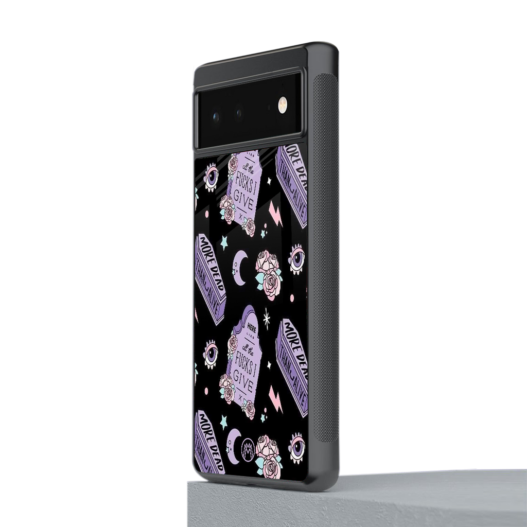ghostly presence back phone cover | glass case for google pixel 6