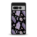 ghostly presence back phone cover | glass case for google pixel 7 pro