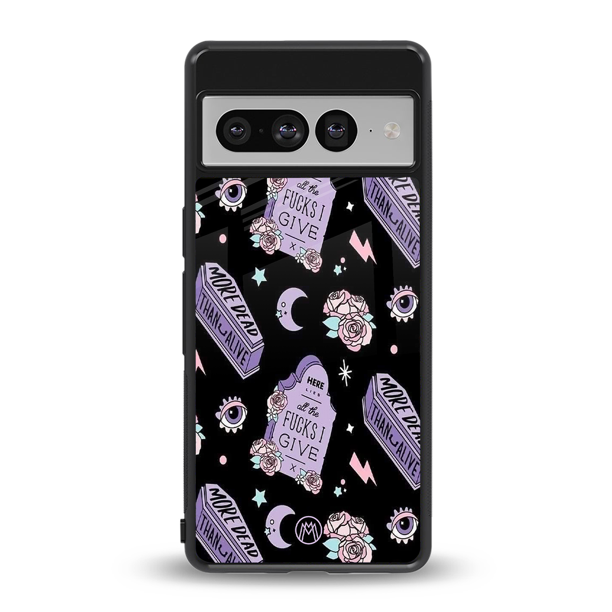 ghostly presence back phone cover | glass case for google pixel 7 pro