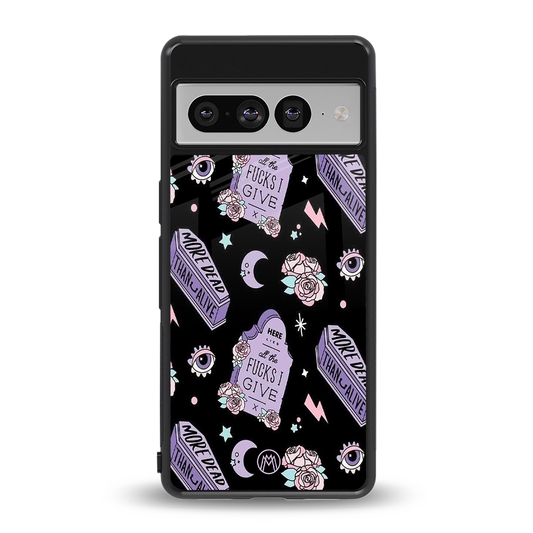 ghostly presence back phone cover | glass case for google pixel 7 pro