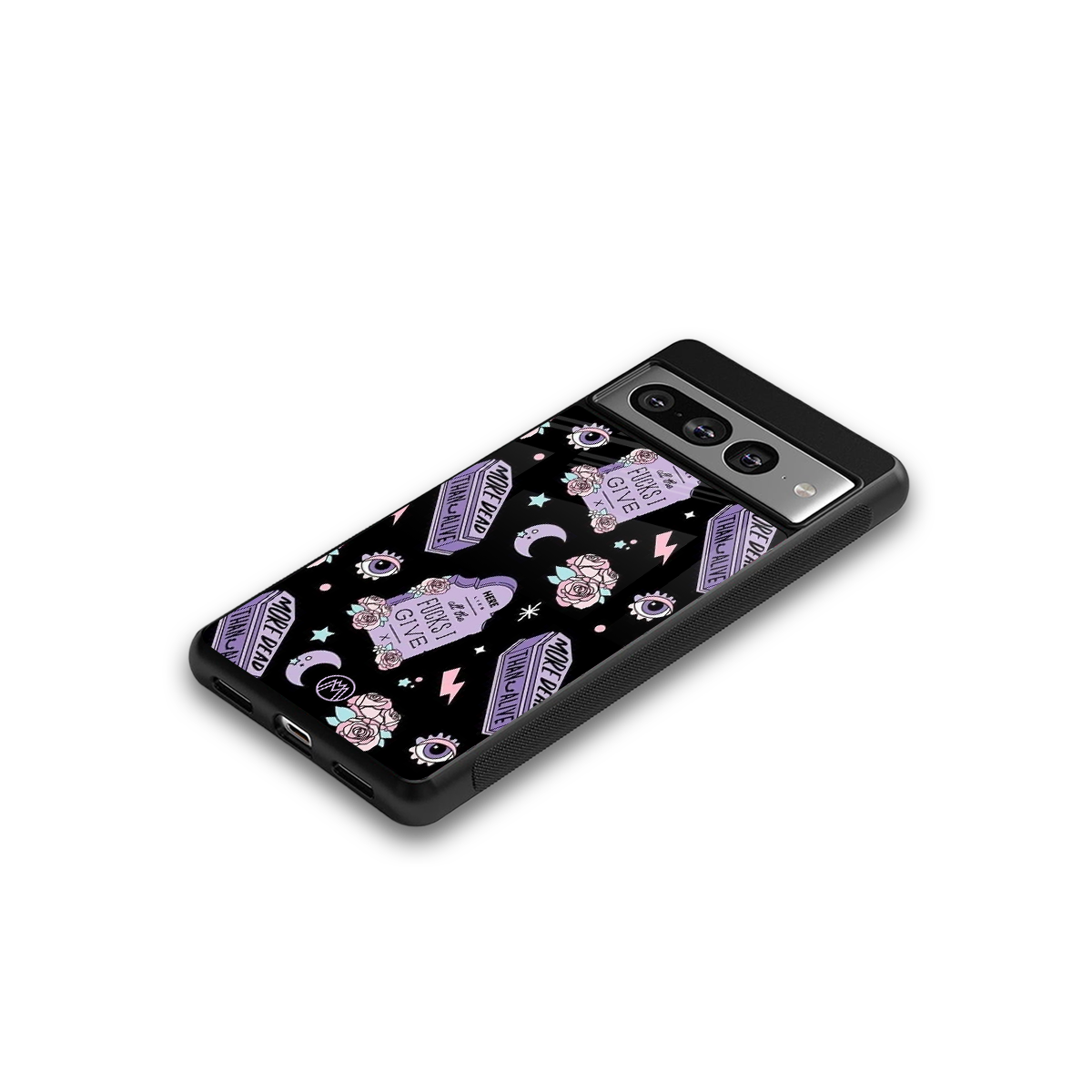 ghostly presence back phone cover | glass case for google pixel 7 pro