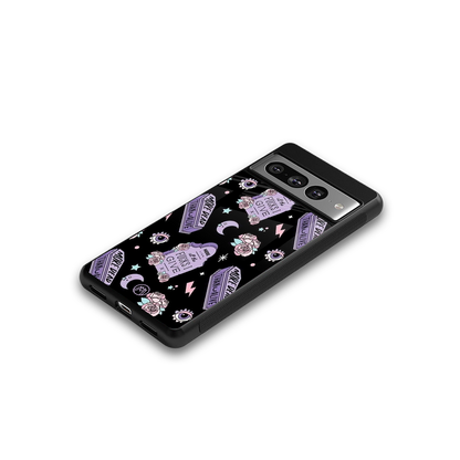 ghostly presence back phone cover | glass case for google pixel 7 pro