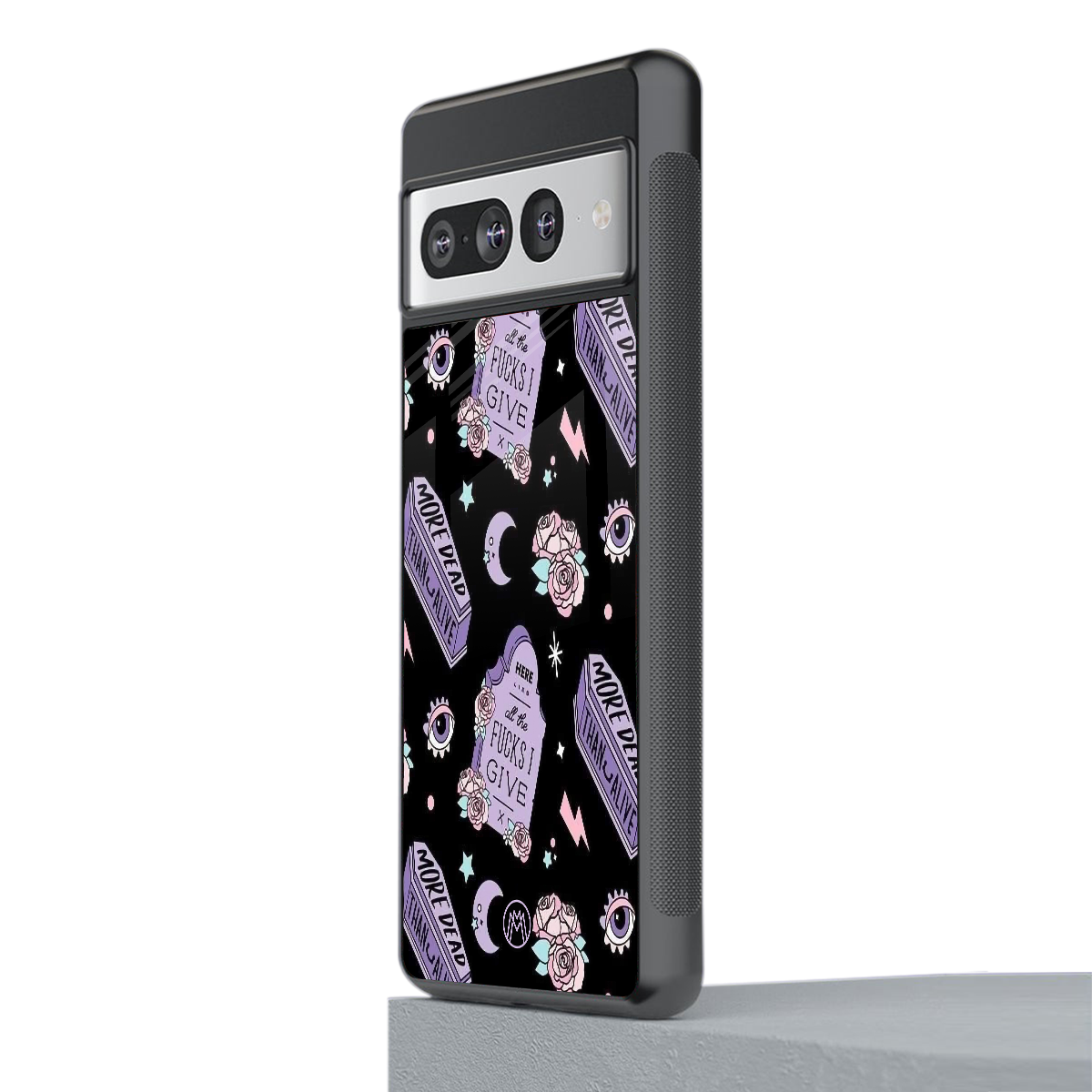 ghostly presence back phone cover | glass case for google pixel 7 pro