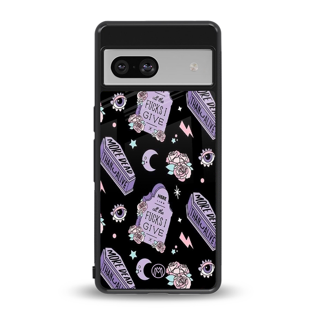 ghostly presence back phone cover | glass case for Google Pixel 7A