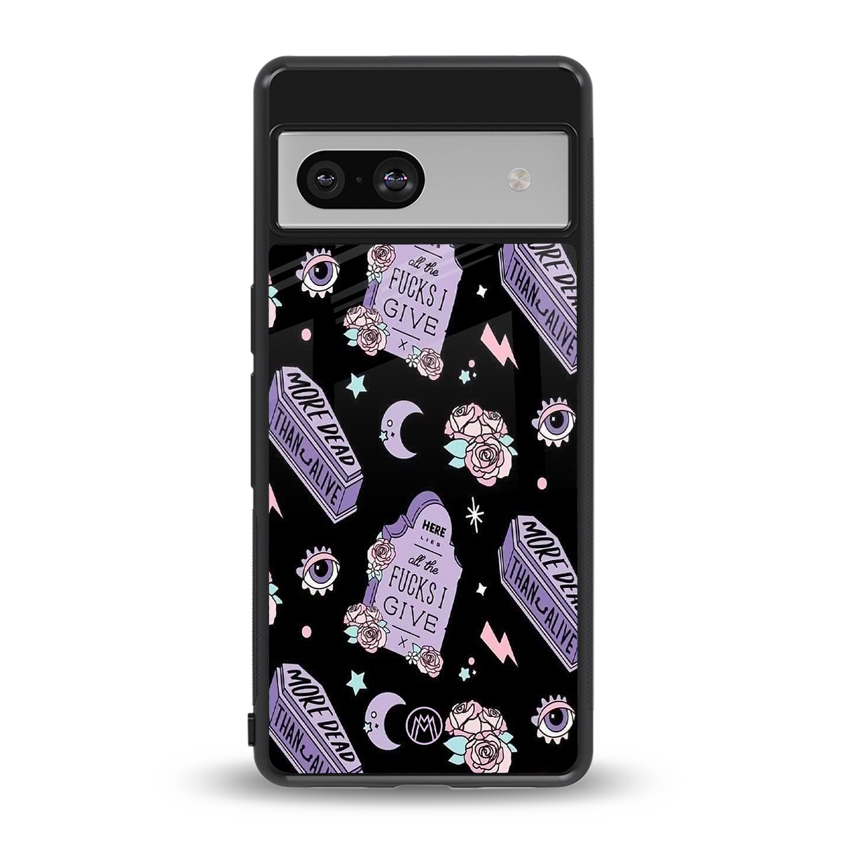 ghostly presence back phone cover | glass case for Google Pixel 7A
