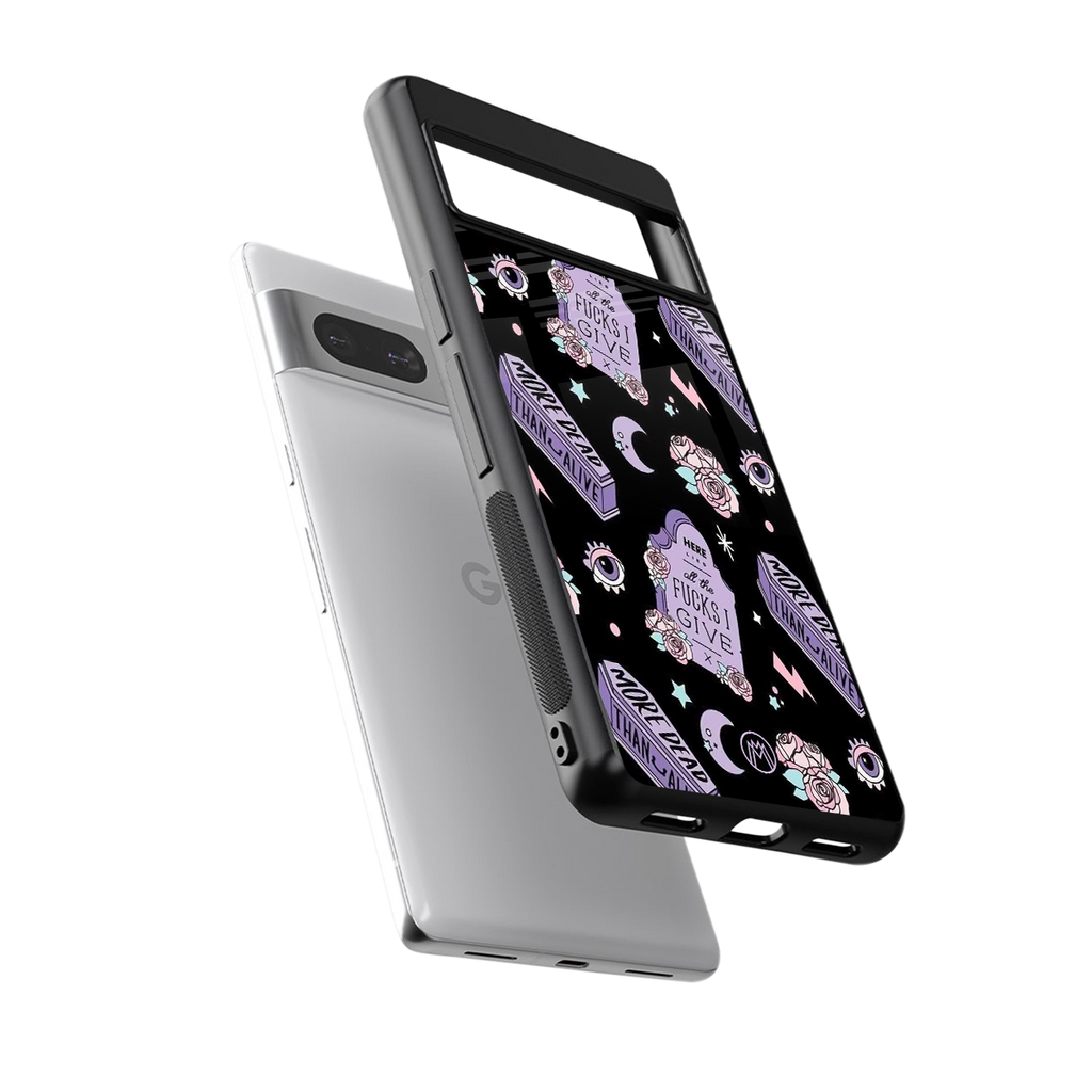 ghostly presence back phone cover | glass case for Google Pixel 7A