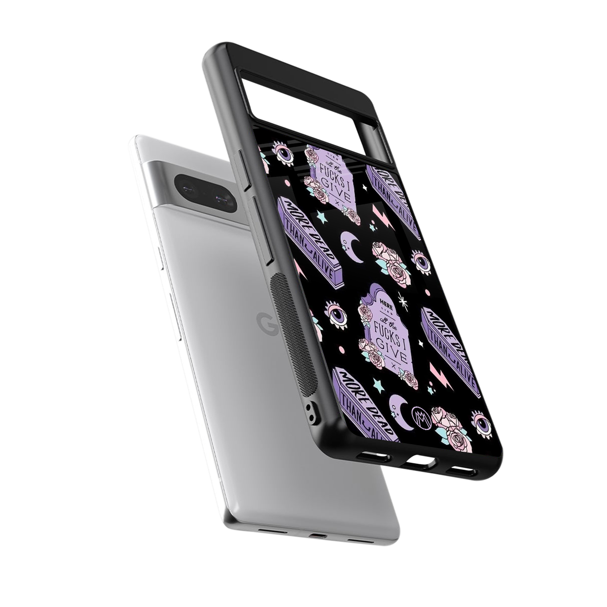 ghostly presence back phone cover | glass case for Google Pixel 7A