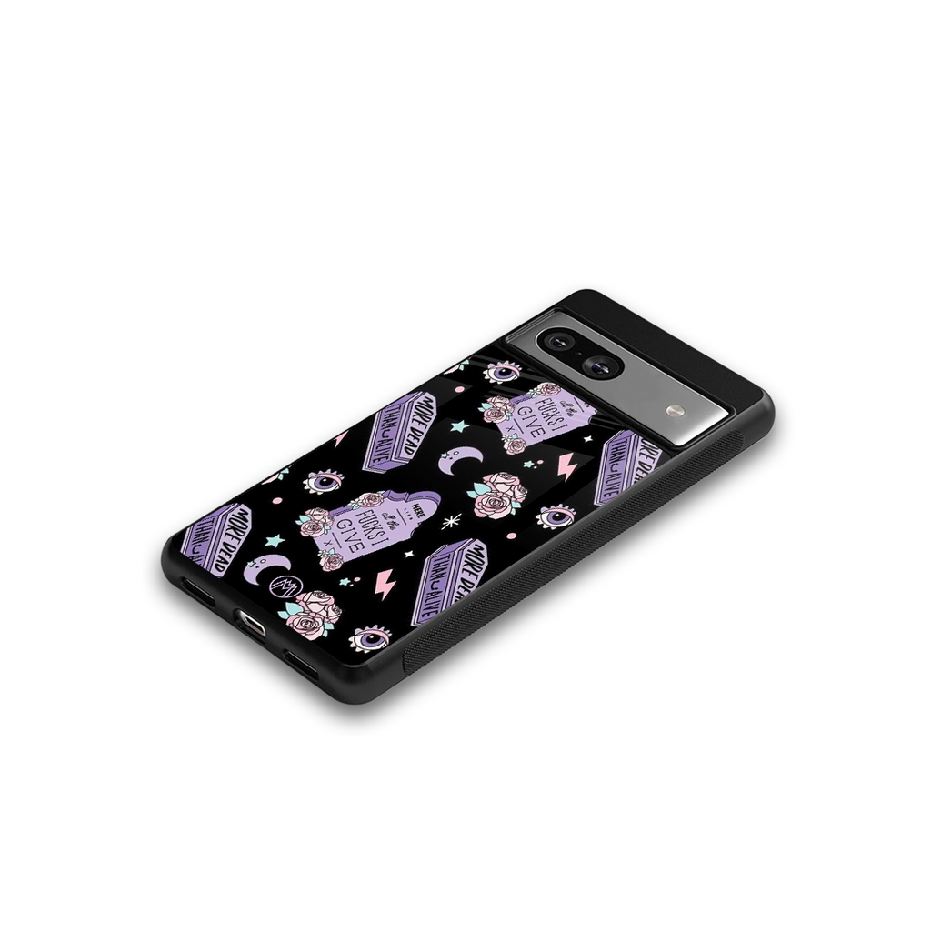 ghostly presence back phone cover | glass case for Google Pixel 7
