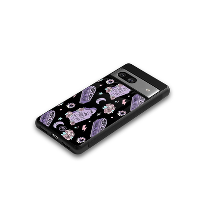 ghostly presence back phone cover | glass case for Google Pixel 7A
