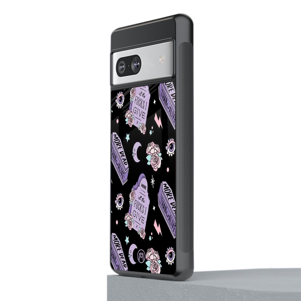 ghostly presence back phone cover | glass case for Google Pixel 7A