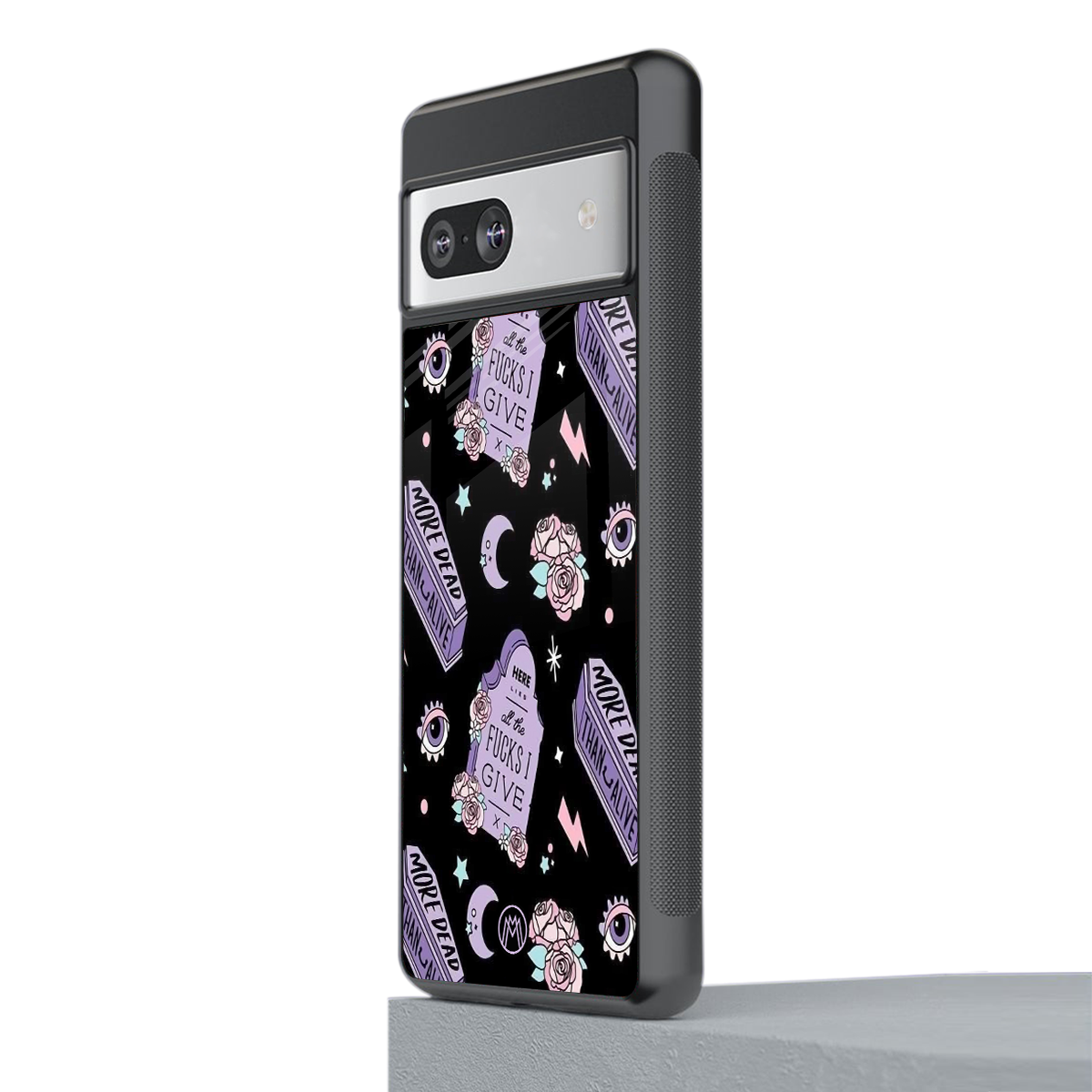 ghostly presence back phone cover | glass case for Google Pixel 7A