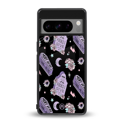 ghostly presence back phone cover | glass case for google pixel 8 pro