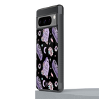ghostly presence back phone cover | glass case for google pixel 8 pro
