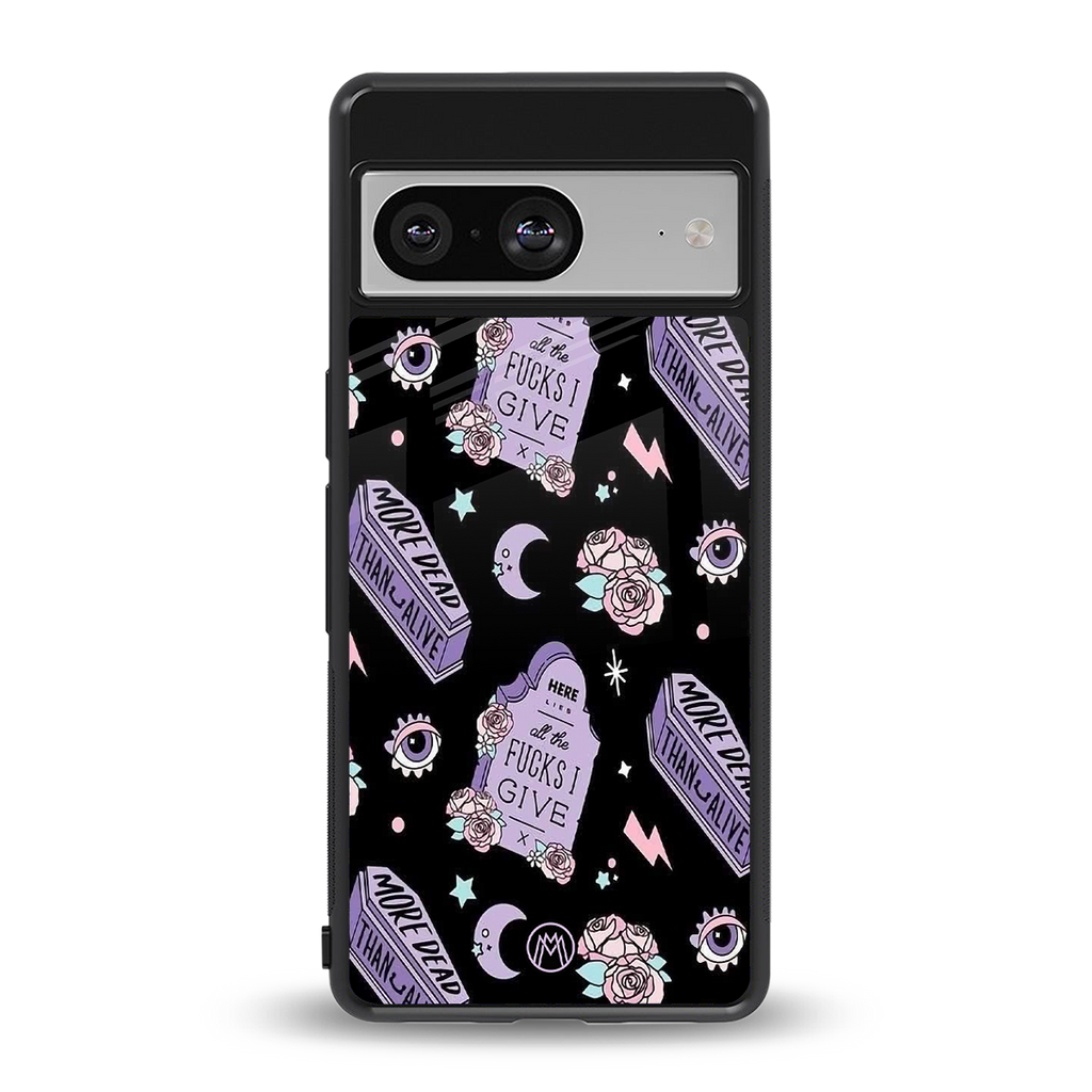 ghostly presence back phone cover | glass case for Google Pixel 8