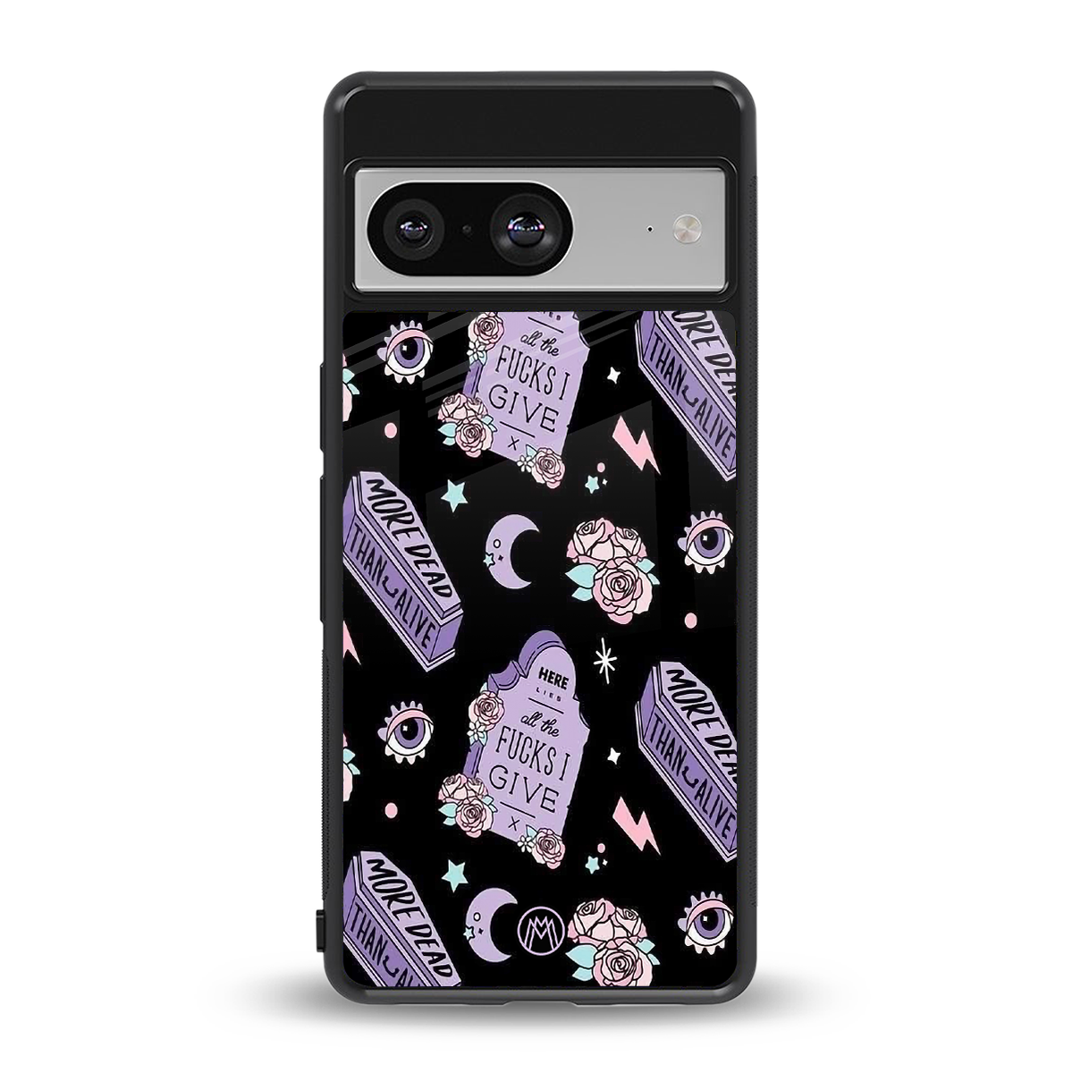 ghostly presence back phone cover | glass case for Google Pixel 8