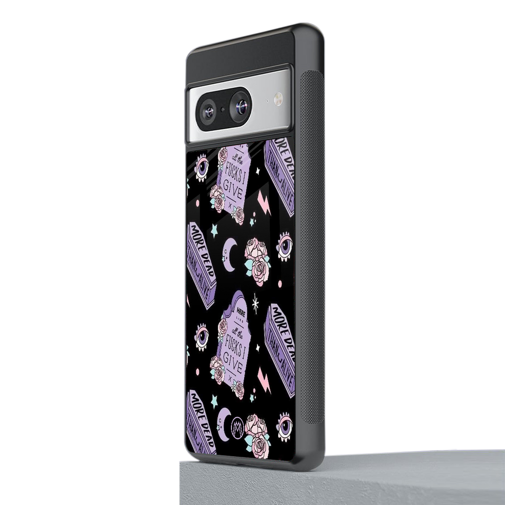 ghostly presence back phone cover | glass case for Google Pixel 8