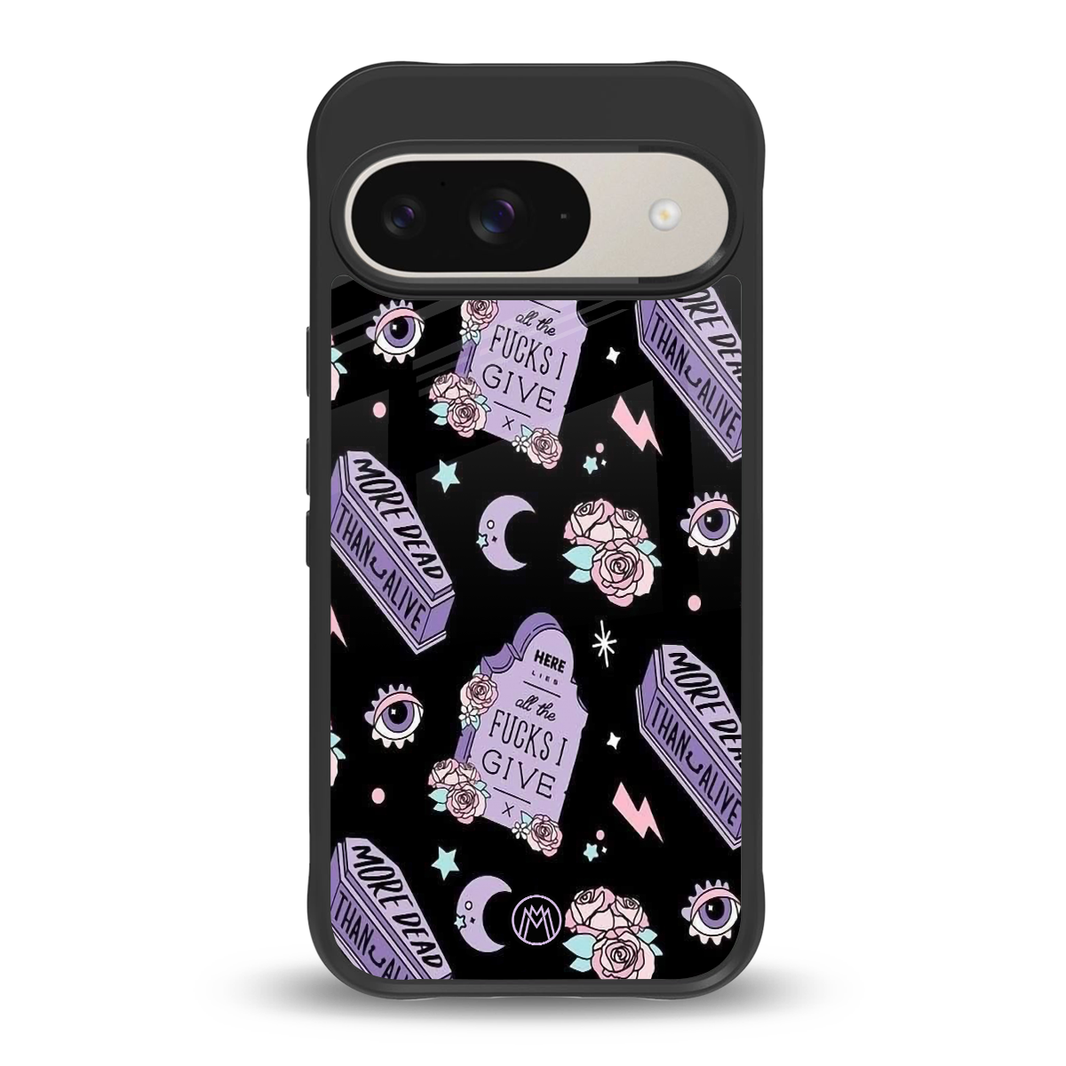 ghostly presence back phone cover | glass case for google pixel 9