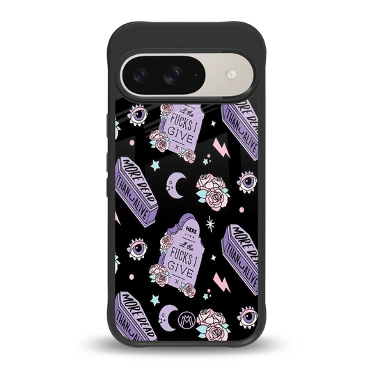 ghostly presence back phone cover | glass case for google pixel 9