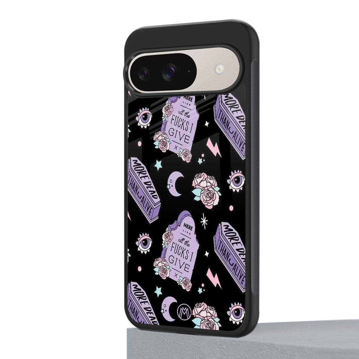 ghostly presence back phone cover | glass case for google pixel 9