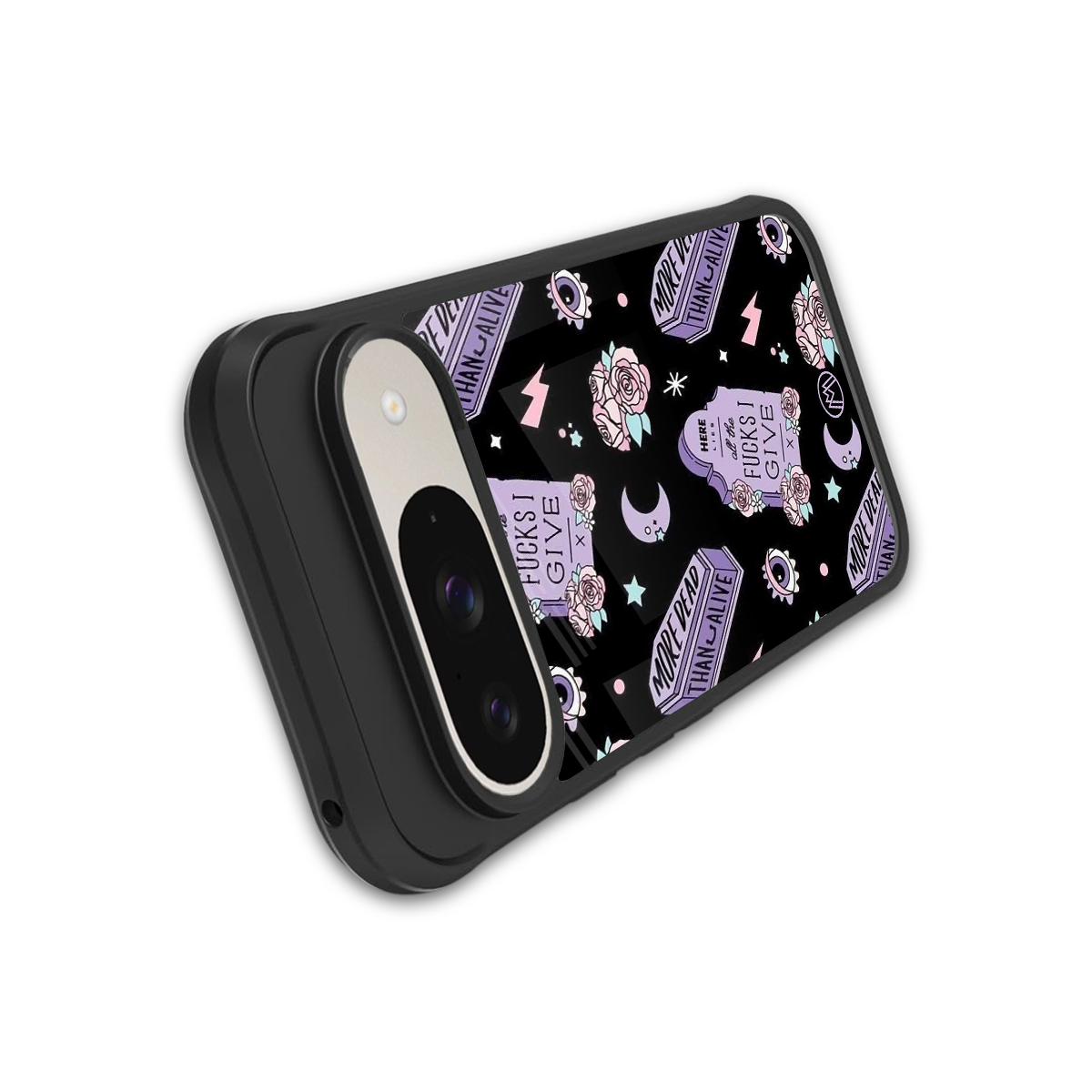 ghostly presence back phone cover | glass case for google pixel 9