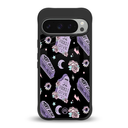ghostly presence back phone cover | glass case for google pixel 9 pro