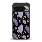 ghostly presence back phone cover | glass case for google pixel 9 pro xl