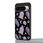 ghostly presence back phone cover | glass case for google pixel 9 pro xl