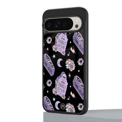 ghostly presence back phone cover | glass case for google pixel 9 pro xl