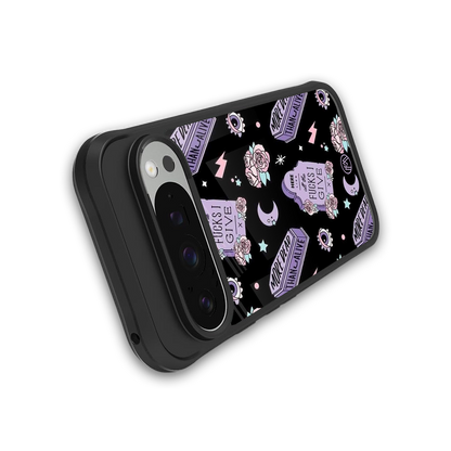 ghostly presence back phone cover | glass case for google pixel 9 pro