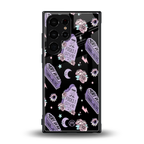 ghostly presence back phone cover | glass case for samsung galaxy s23 ultra