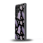 ghostly presence back phone cover | glass case for samsung galaxy s25 ultra