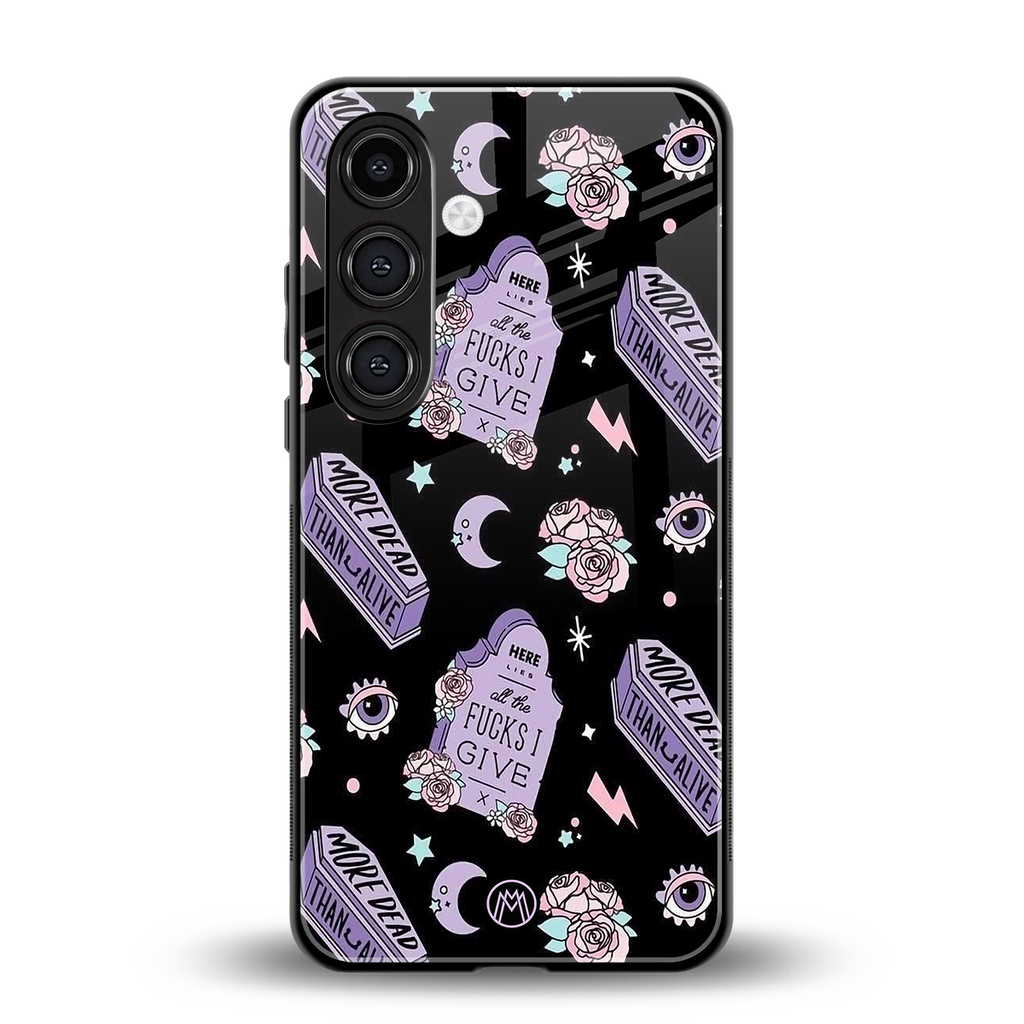 ghostly presence back phone cover | glass case for samsung galaxy s23 plus