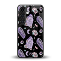 ghostly presence back phone cover | glass case for samsung galaxy s24 plus
