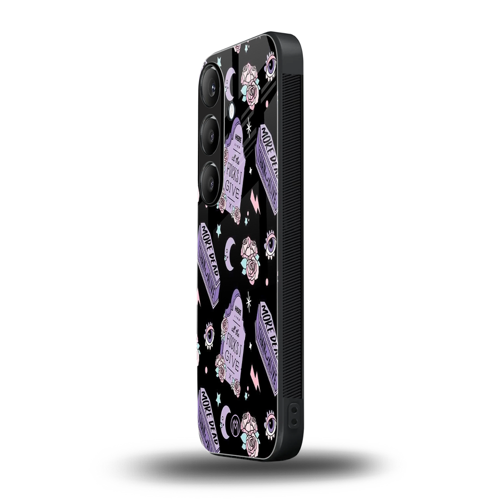 ghostly presence back phone cover | glass case for samsung galaxy s24