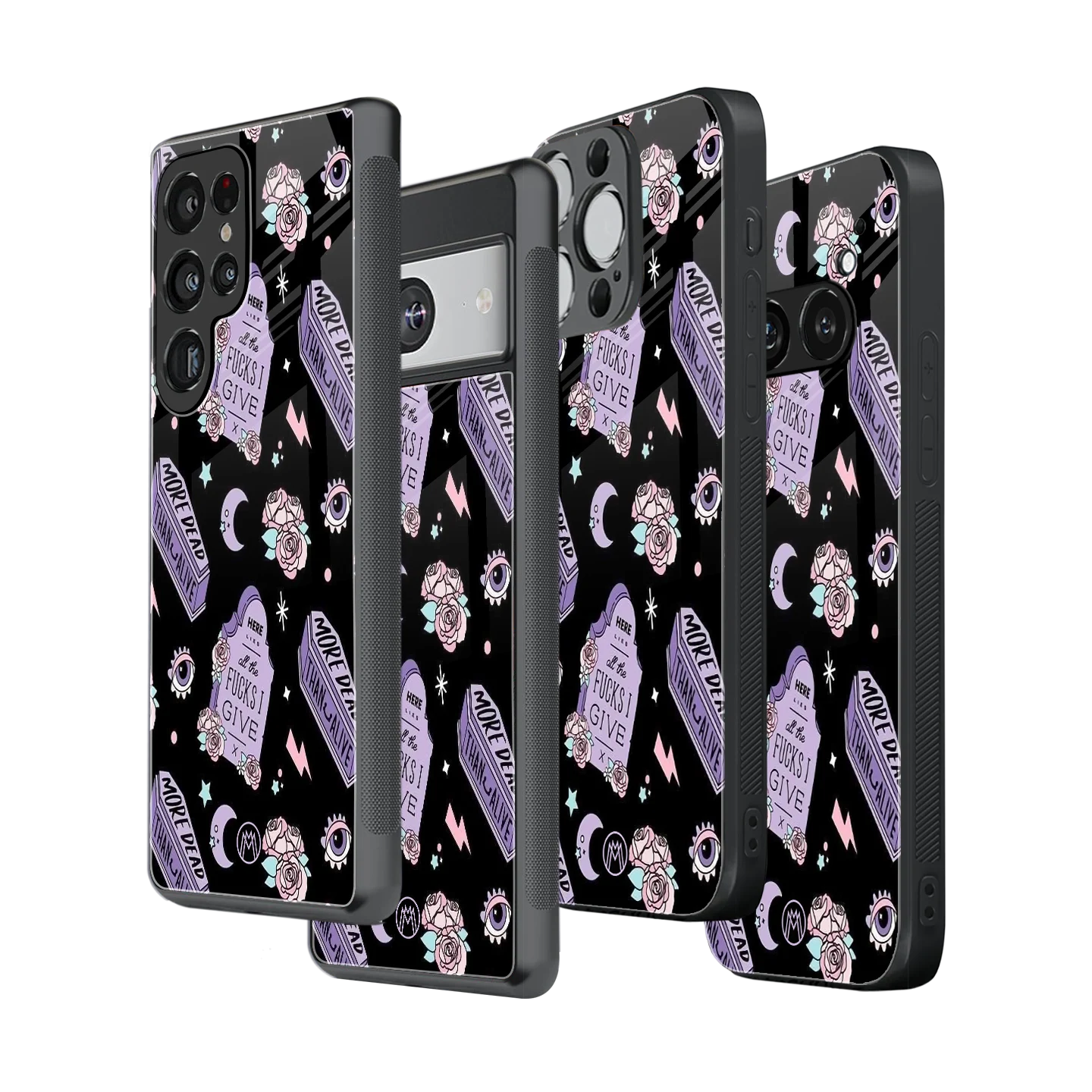 Stylish Glass Back Case for All Smartphones – iPhone, Samsung, OnePlus, Pixel, Redmi, Oppo, Vivo, Motorola