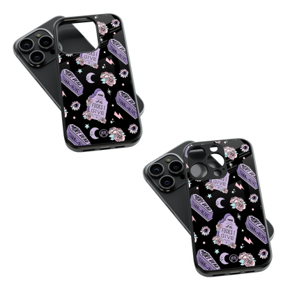 Trendy Glass Back Mobile Case for iPhone, Samsung, Redmi, OnePlus, Google Pixel, Motorola